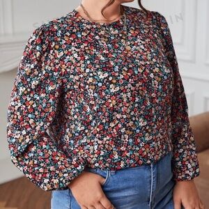Shein floral blouse, XL